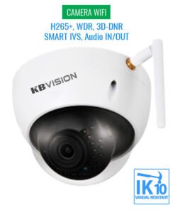 Camera IP Wifi KBVision KX-2012WAN Full HD 2.0MP IVS Alarm 3D-DNR IK10 – SONY Chipset (trong nhà)